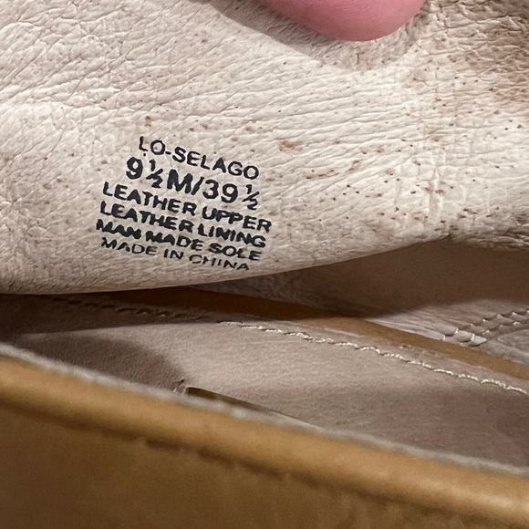 Louise et Cie Selago tan leather booties Sz 9.5 - Picture 7 of 8